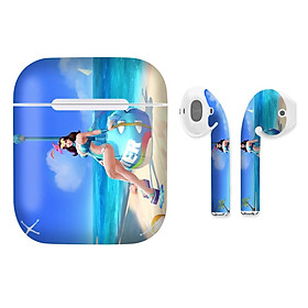 Mua Miếng dán skin chống bẩn cho tai nghe AirPods in hình Liên Quân - Taara Tiệc bãi biển - LQM015 (bản không dây 1 và 2)