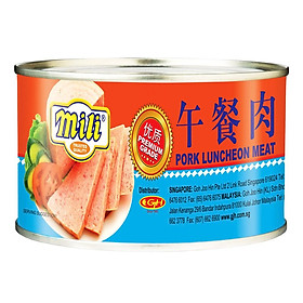 Pate thịt heo hiệu Mili Pork Luncheon Meat 397g