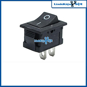 Mua Công Tắc Bập Bênh Màu Đen KCD1-101 6A/250V 2 Chân 2 Chế Độ ON-OFF