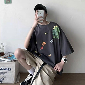 Áo thun tay lỡ form rộng cực đẹp hoạ tiết cutee 2021