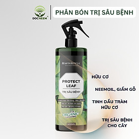 Phân bón TRỊ SÂU BỆNH MONROVIA hữu cơ giúp trị bọ trĩ, nhện, rệp cho cây cảnh, dung tích 500ml