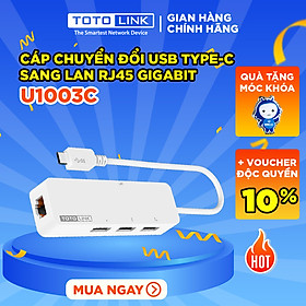 Mua Bộ chuyển đổi USB Type-C sang Ethernet RJ45 Gigabit và 3 cổng USB 3.0-U1003C_HÀNG CHÍNH HÃNG