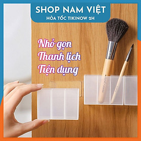 Hộp Đựng Mỹ Phẩm Trang Sức 3 Ngăn Dán Tường