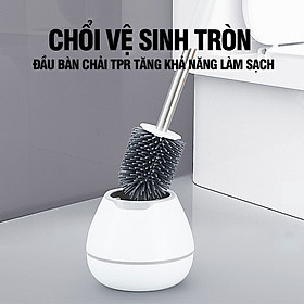 Mua Cọ bồn cầu silicon  cây chà bồn cầu toillet  nhà vệ sinh  nhà tắm - Kitimop TB2
