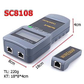 Máy test cáp mạng đa năng SC8108