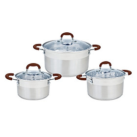 Mua Bộ Nồi Inox Smartcook 3 Chiếc Cỡ 16  20  24cm SM3331