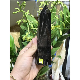 TRỤ THẠCH ANH ĐEN KT : C16 x N3,7. KL : 0,377KG. MS : TAĐ23