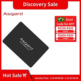 Asgard SSD 2.5 SATA3 250gb 1TB 2TB 4tb SSD Ổ cứng trong 1tb Máy tính xách tay Máy tính để bàn Đĩa thể rắn SSD Dung lượng: AS 500GB