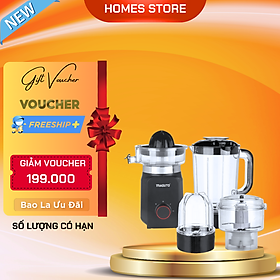 Máy Xay Sinh Tố Kiêm Máy Vắt Cam Masuto 1.25 Lít Công Suất 700 W - Hàng Chính Hãng
