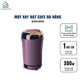 Hình ảnh Máy Xay Hạt Cafe, Hạt Khô, Hạt Tiêu, Ngũ Cốc, Đậu Nành Đa Năng, Cối Xay Thép Không Gỉ SUS 304 Cao Cấp - Hàng Chính Hãng MINIIN