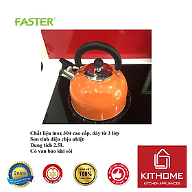 Mua Ấm đun nước bếp từ Faster 2.5L màu cam