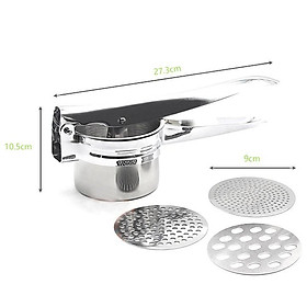 Mua Dụng cụ làm bún mì   ép củ quả đa năng 3 vỉ Inox