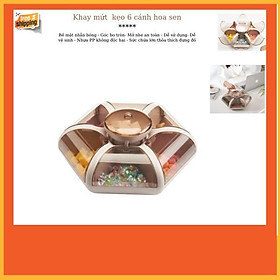 Mua KHAY MỨT TẾT HOA 6 CÁNH ĐẸP MẪU MỚI NHẤT