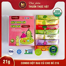 Bột Rau Củ Hữu Cơ Nguyên Chất Sấy Lạnh Cho Bé Dalahouse Hộp 21g/63g - Hỗ Trợ Tiêu Hóa, Cung Cấp Chất Xơ Dồi Dào, Hỗ Trợ Dinh Dưỡng Cho Bé Ăn Ngon, Hỗ Trợ Phát Triển Não Bộ, Bảo Vệ Thị Giác, Tăng Cường Khả Năng Nhận Thức Và Học Hỏi Của Bé