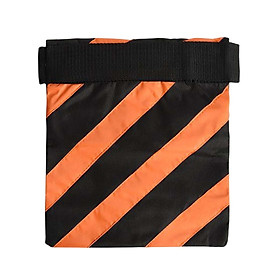 Empty Photographic Sandbag Orange and Black Stripes Accessory Professional
