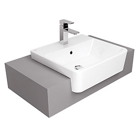 Chậu rửa lavabo đặt bán âm bàn- đặt nửa bàn - đặt bàn hẹp  American Standard  VF-0519 hoặc 0519-WT (chậu  chưa bao gồm vòi và bộ xả)