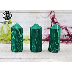 Mua Trụ đá thanh tẩy MA.LE.CHITE LÔNG CÔNG dùng trong Tarot  reiki  thiền định yoga cân bằng  phong thủy (KHÔNG KÈM ĐẾ)