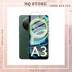 Kính cường lực cho Xiaomi Redmi A3 2024 trong suốt không full Glass 9H ( hàng chính hãng)
