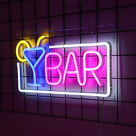 1PC neon LED Bar Neon Bức tranh tường Art Art Signe Đèn USB Néon cho lễ hội trang trí quà tặng Deco Club Club Deco, 4222cm