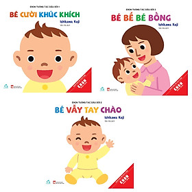 [Download Sách] Combo EHON TƯƠNG TÁC ĐẦU ĐỜI : EM BÉ XIN CHÀO+BÉ CƯỜI KHÚC KHÍCH+BÉ VẪY TAY CHÀO ( Bộ 3 cuốn)