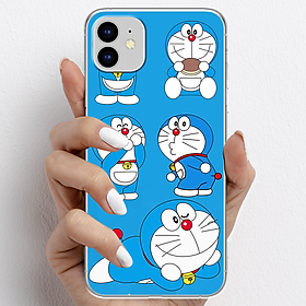 Ốp lưng cho iPhone 11 nhựa TPU mẫu Doraemon ham ăn