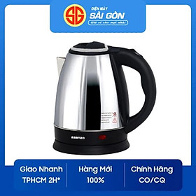 Bình đun siêu tốc 1.8L inox Asanzo SK1800-Hàng chính hãng