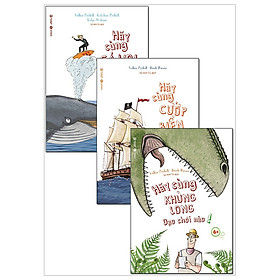 Combo Hãy Cùng Cá Voi Ngắm Biển Xanh + Hãy Cùng Khủng Long Dạo Chơi + Hãy Cùng Cướp Biển Tung Hoành Biển Cả Nào! (Bộ 3 Cuốn)