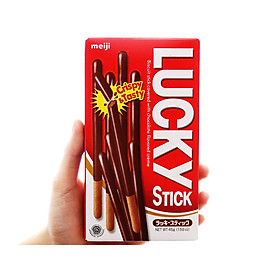 Lốc 10 Bánh que Meiji Lucky stick chocolate 45g