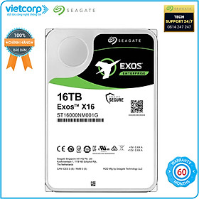 Mua Ổ cứng HDD cho NAS Seagate ST16000NM001G 16TB - Hàng Chính Hãng