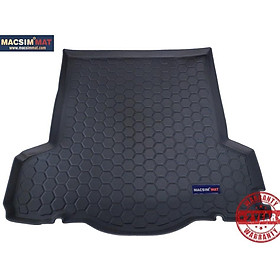 Thảm lót cốp xe ô tô Lincoln MKZ 2014-2016 nhãn hiệu Macsim chất liệu TPV cao cấp màu đen hàng loại 2