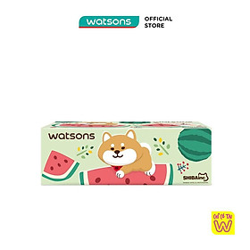 Khăn Giấy Hộp Watsons Velvety Soft Box Tissues (Shibainc Fruity) 3ply x 100sheets