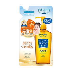 DẦU TẨY TRANG LÀM SẠCH SÂU SOFTYMO (Túi Refill) 210ml