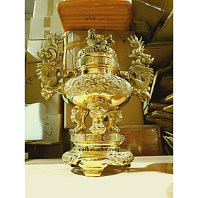 Mua Bộ tam sự bằng đồng thương hiệu Hiệp Tiến Phát cao 50cm