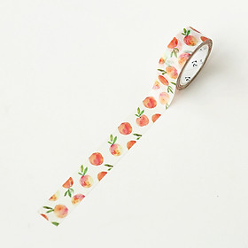 Washi tape cute Hoa quả miếng dán dễ thương trang trí sổ tay bullet journal nhật ký Lalunavn - A05