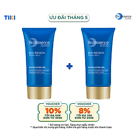 Gel tẩy tế bào chết dưỡng da tươi trẻ Bio-Essence Bio-Renew tinh chất sữa ong chúa 60gr