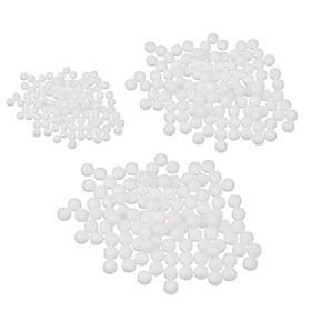 300 Pieces 3 Sizes Round Solid Styrofoam Foam Balls for Christmas Kids Painting Crafts
