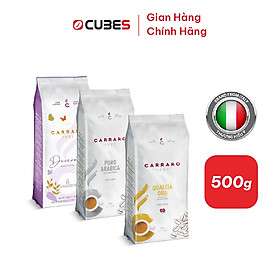 Cà phê hạt Carraro Gourmet Blend 500g - Nhập khẩu chính hãng từ Ý