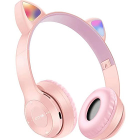 Mua Tai Nghe Mèo Bluetooth Chụp Tai  Có Đèn LED Headphone - Tai Mèo Bluetooth Không Dây Dễ Thương Có Mic Hỗ Trợ Điều Chỉnh Âm Lượng - Tai Nghe Bluetooth Không Dây Chụp Tai - HP000028