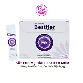 Sắt Bestifer hộp 24 gói ngon dễ uống phòng thiếu máu cho mẹ bầu và sau sinh