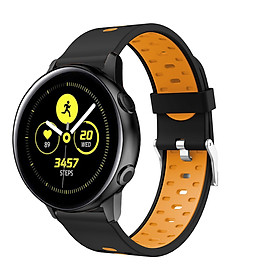 Mua Dây Cao Su Colour 4 Size 20mm cho Galaxy Watch Active 1  Galaxy Watch Active 2  Galaxy Watch 42  Huawei Watch 2  Ticwatch  Amazfit  Garmin