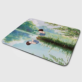 Mua Miếng lót chuột mẫu Ghibli Bên Hồ (20x24 cm) - Hàng Chính Hãng