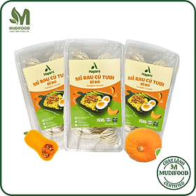 Mì Bí Đỏ Hapimi 180g - Thực Phẩm Bổ Sung Dinh Dưỡng Cho Cả Gia Đình, Ăn Chay, Healthy, Eatclean