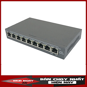 Mua Bộ chia mạng 9 cổng (switch Poe) hỗ trợ cho camera IP Poe