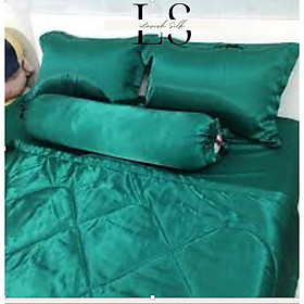 Áo Bọc Nệm Áo Bọc Topper 1m4 và 1m6 Phi Lụa Cao Cấp Lavish Silk hàng loại 1 mát lạnh không nối vải (22 màu )