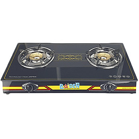 Mua Bếp Ga Đôi Raiden RD-366 Mặt Kiếng Cường Lực Đầu Đốt Mol Nhôm Khung Inox Bền Bỉ (Hoa Văn Ngẫu Nhiên)-Hàng Chính Hãng