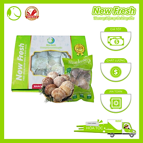 Sò Điệp Nhật Nguyên Con Đông Lạnh - Túi 1Kg