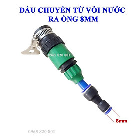 Bộ chuyển từ vòi nước bất kỳ sang ống 8mm tiện lợi