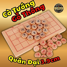 [GỖ TỰ NHIÊN CAO CẤP] Bộ cờ tướng gỗ sồi cao cấp kích thước 40 x 35cm, Bộ cờ tướng cao cấp khắc nét tinh xảo có bàn là hộp đựng gấp gọn - Hàng chính hãng D Danido