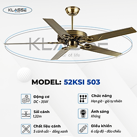 Mua Quạt trần không đèn Klasse 52KSI 503 Hàng chính hãng