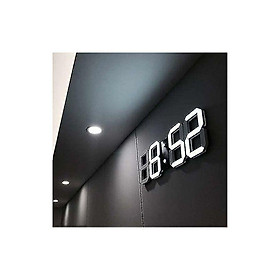 Đồng hồ treo tường LED 3D, thức tỉnh kỹ thuật số hiện đại cho nhà, nhà bếp, văn phòng